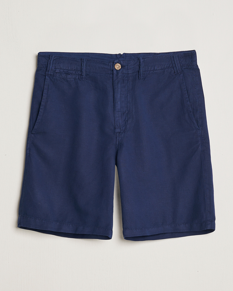 Herr | Shorts | Polo Ralph Lauren | Cotton/Linen Shorts Newport Navy