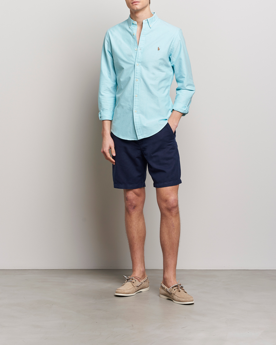 Herr | Shorts | Polo Ralph Lauren | Cotton/Linen Shorts Newport Navy