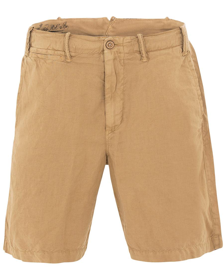 Herr | Shorts | Polo Ralph Lauren | Cotton/Linen Shorts Desert Khaki