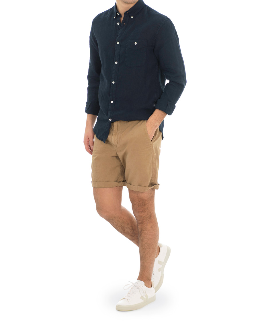 Herr | Shorts | Polo Ralph Lauren | Cotton/Linen Shorts Desert Khaki
