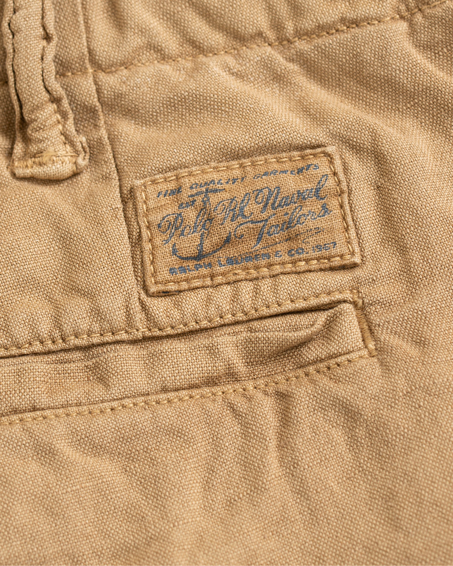 Herr | Shorts | Polo Ralph Lauren | Cotton/Linen Shorts Desert Khaki