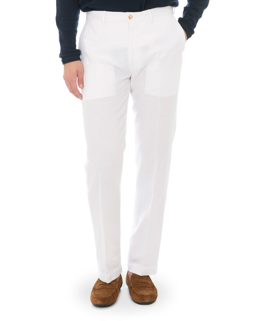 Herr | Byxor | Polo Ralph Lauren | Newport Linen Trousers Bright White