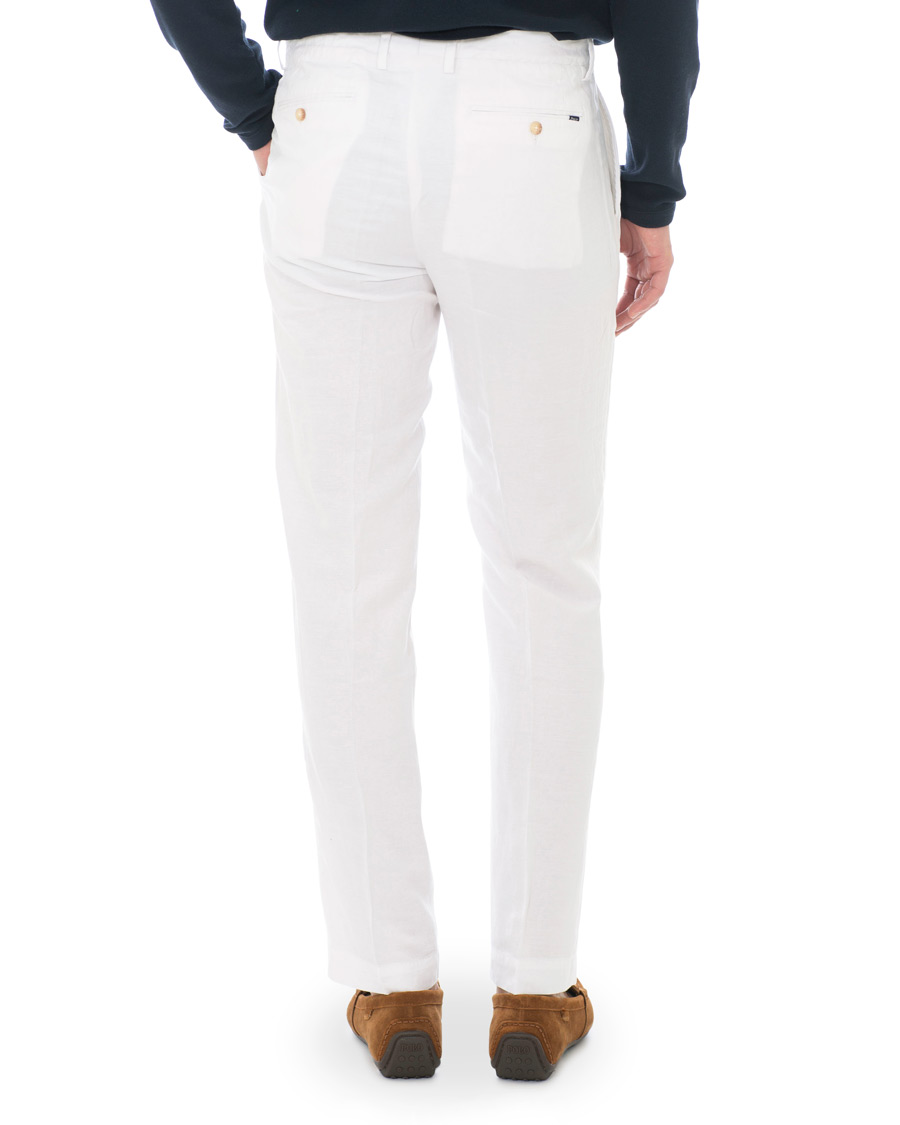 Herr | Byxor | Polo Ralph Lauren | Newport Linen Trousers Bright White