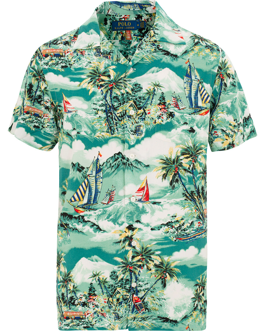 Herr | Skjortor | Polo Ralph Lauren | Core Fit Camp Collar Hawaii Shirt Stormy Tropical