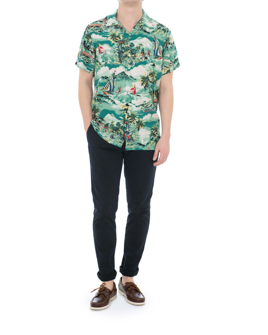 Herr | Skjortor | Polo Ralph Lauren | Core Fit Camp Collar Hawaii Shirt Stormy Tropical