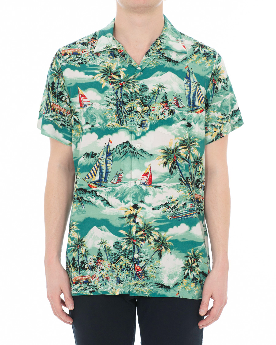 Herr | Skjortor | Polo Ralph Lauren | Core Fit Camp Collar Hawaii Shirt Stormy Tropical