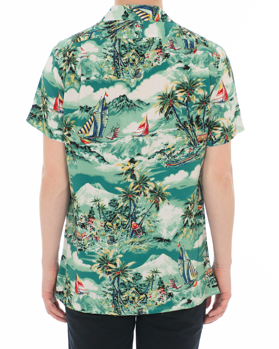 Herr | Skjortor | Polo Ralph Lauren | Core Fit Camp Collar Hawaii Shirt Stormy Tropical