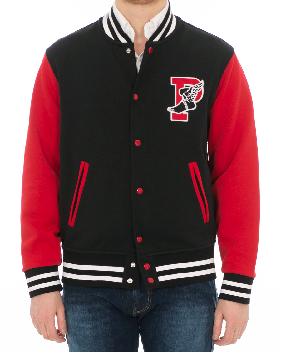 Herr | Jackor | Polo Ralph Lauren | Baseball Hybrid Jacket Black/Red