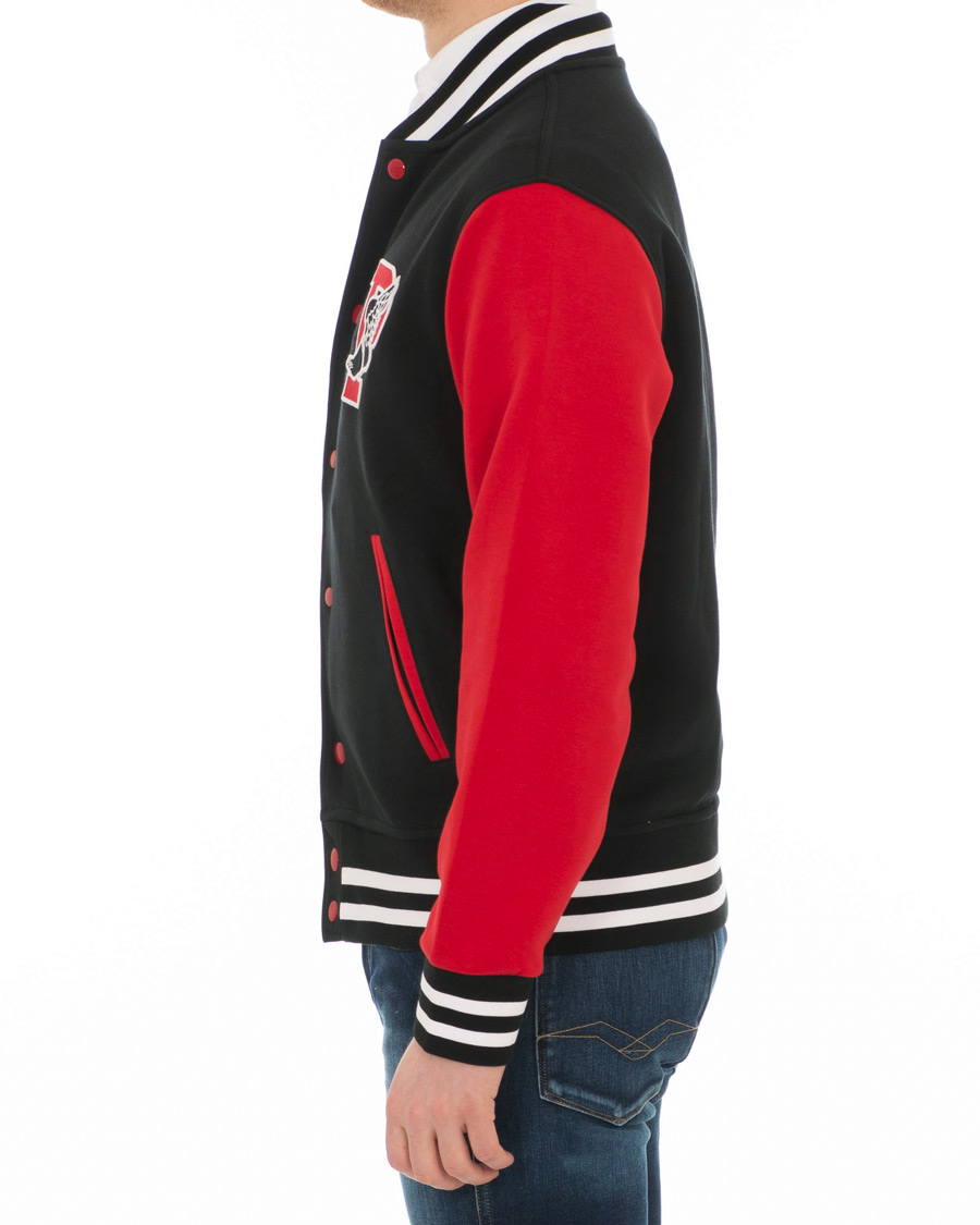 Herr | Jackor | Polo Ralph Lauren | Baseball Hybrid Jacket Black/Red