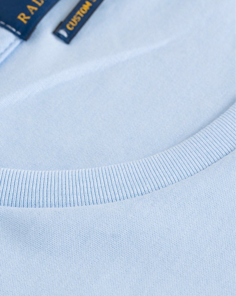 Herr | T-Shirts | Polo Ralph Lauren | Luxury Pima Cotton Crew Neck Tee Elite Blue