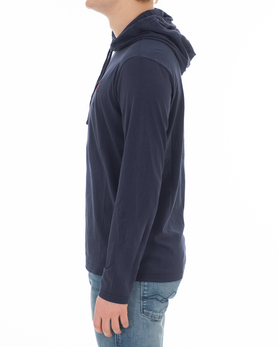 Herr | T-Shirts | Polo Ralph Lauren | Long Sleeve Hoodie Newport Navy