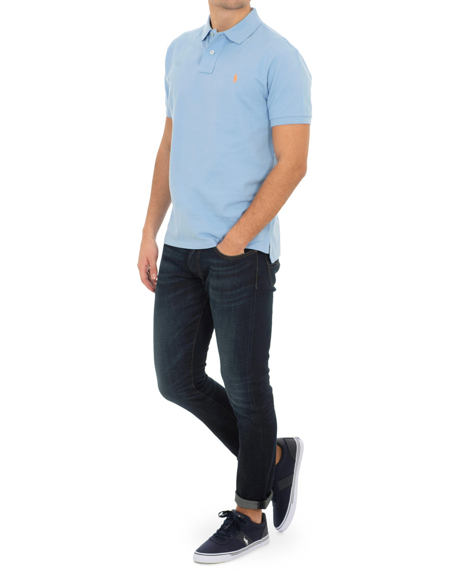 Herr | Pikéer | Polo Ralph Lauren | Custom Slim Fit Polo Baby Blue