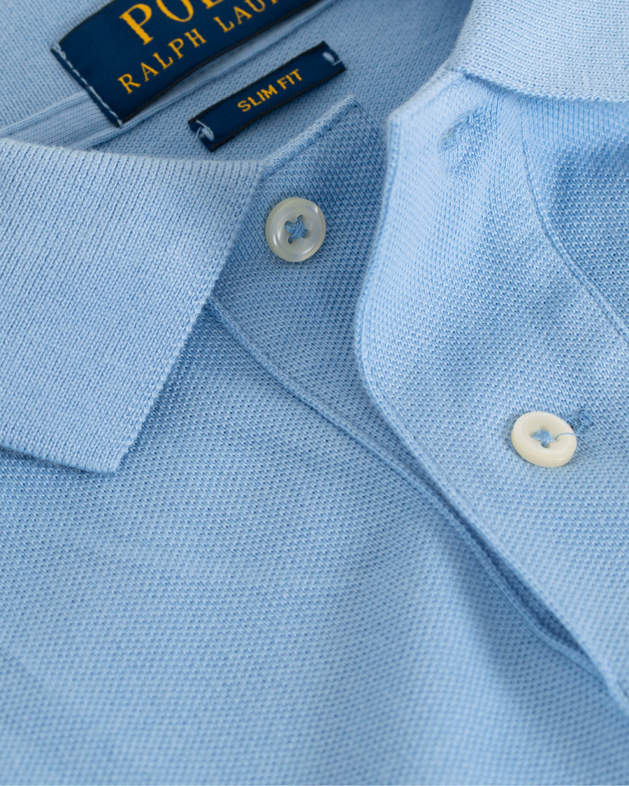 Herr | Pikéer | Polo Ralph Lauren | Custom Slim Fit Polo Baby Blue