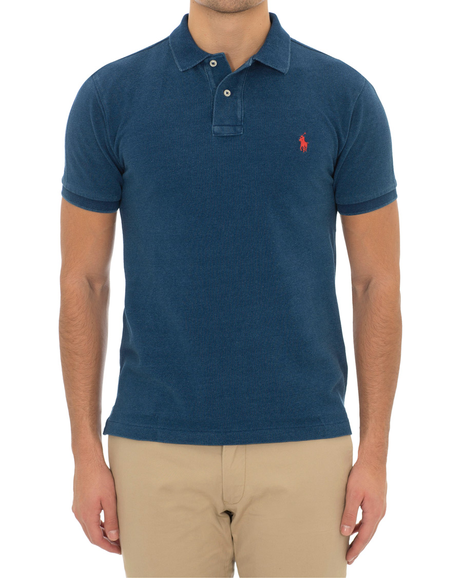 Herr | Pikéer | Polo Ralph Lauren | Slim Fit Polo Medium Indigo