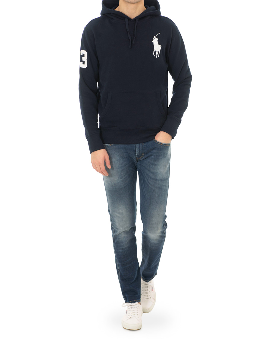 Herr | Tröjor | Polo Ralph Lauren | Big Pony Hoodie Aviator Navy