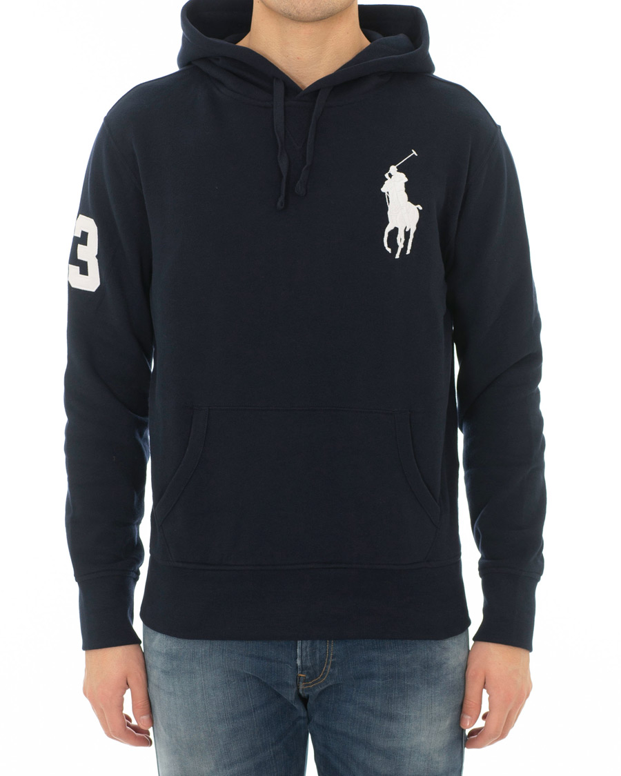Herr | Tröjor | Polo Ralph Lauren | Big Pony Hoodie Aviator Navy