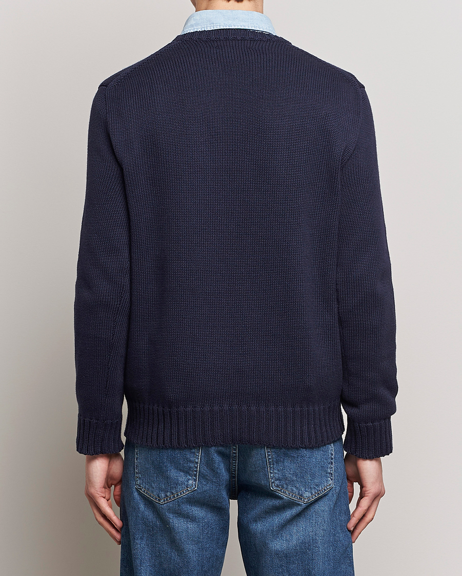 Herr | Tröjor | Polo Ralph Lauren | Knitted Flag Crew Neck Navy