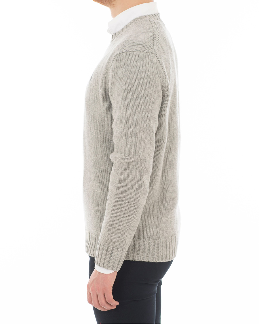 Herr | Tröjor | Polo Ralph Lauren | Cotton Crew Neck Pullover Andover Grey