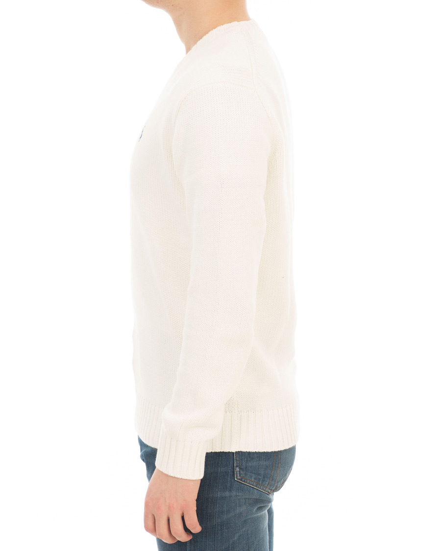 Herr | Tröjor | Polo Ralph Lauren | Cotton Crew Neck Pullover White