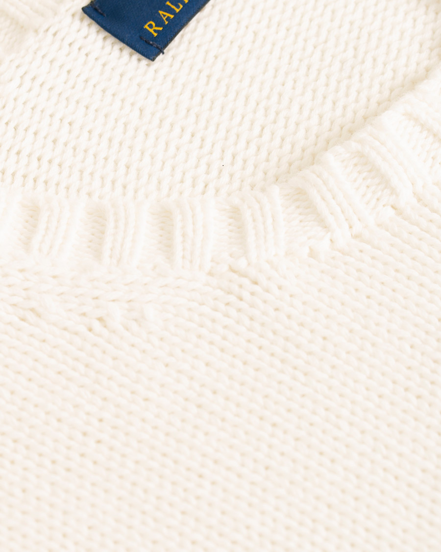 Herr | Tröjor | Polo Ralph Lauren | Cotton Crew Neck Pullover White
