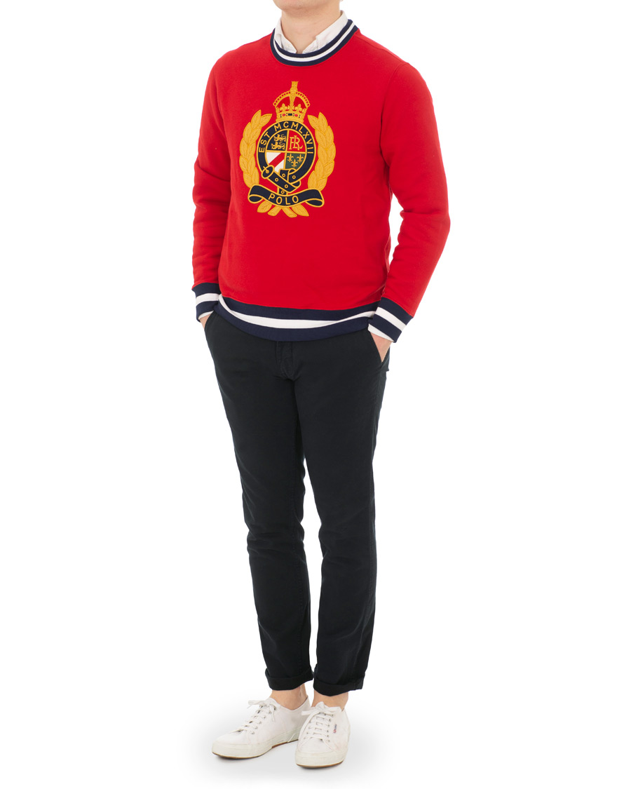 Herr | Tröjor | Polo Ralph Lauren | Crest Sweatshirt Red