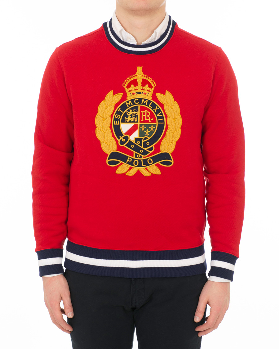 Herr | Tröjor | Polo Ralph Lauren | Crest Sweatshirt Red