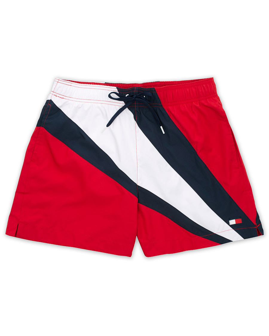 Herr | Badbyxor | Tommy Hilfiger | Tommy Archive Medium Drawstring Tango Red