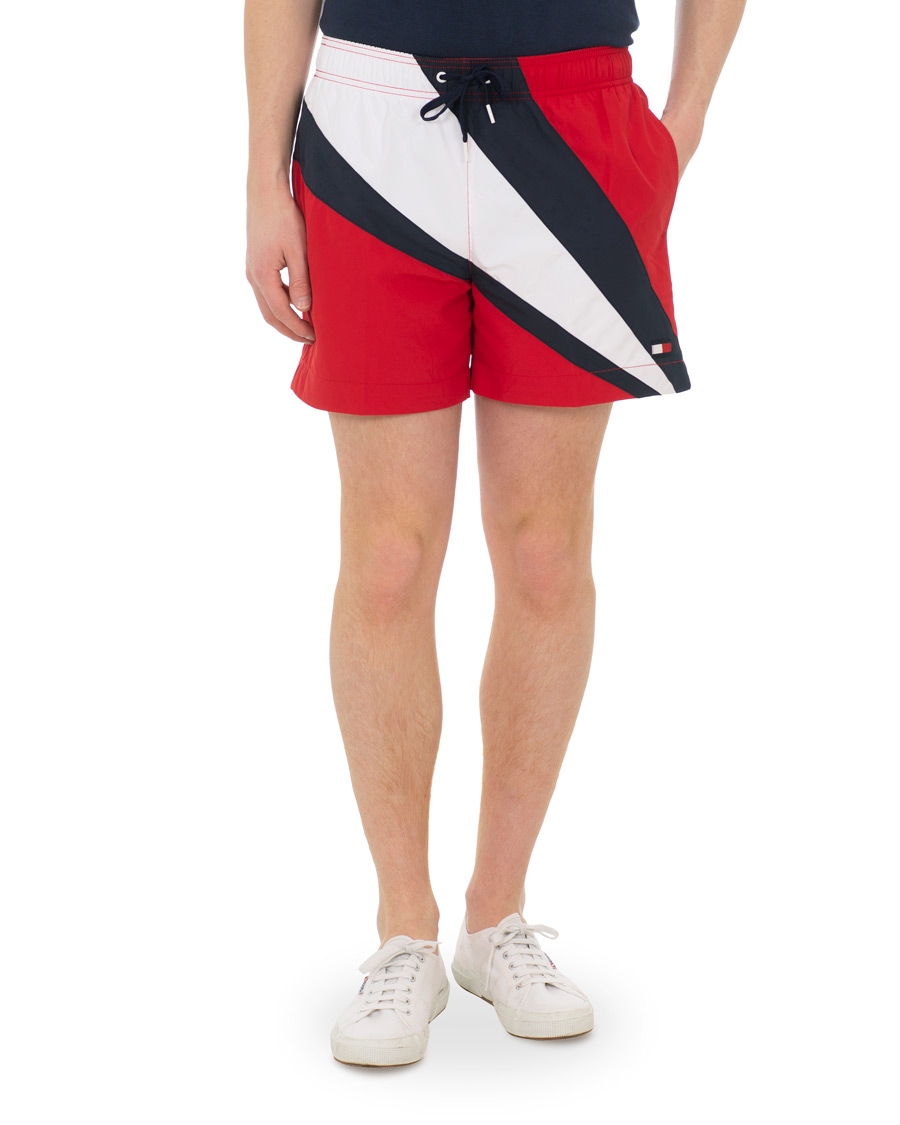 Herr | Badbyxor | Tommy Hilfiger | Tommy Archive Medium Drawstring Tango Red