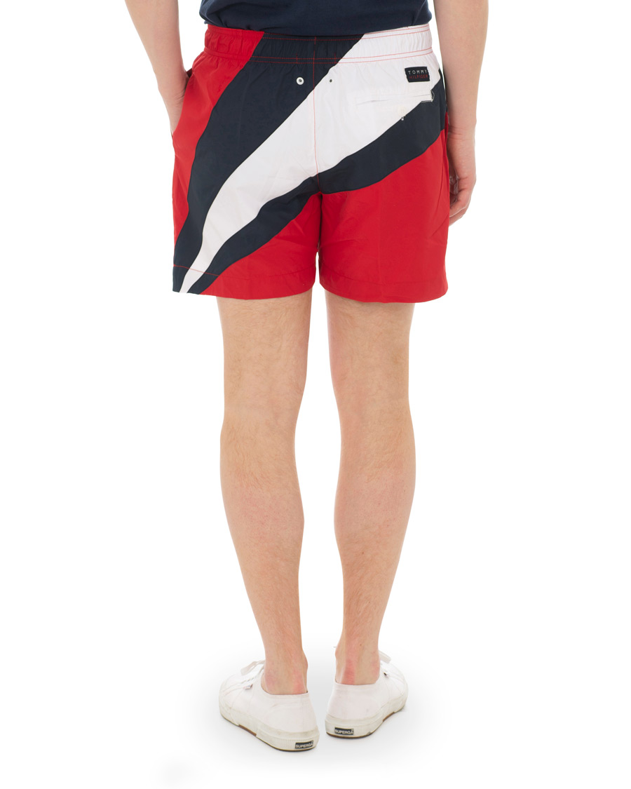 Herr | Badbyxor | Tommy Hilfiger | Tommy Archive Medium Drawstring Tango Red