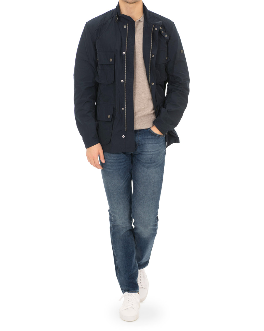 Herr | Jackor | Barbour International | Weir Casual Field Jacket Navy