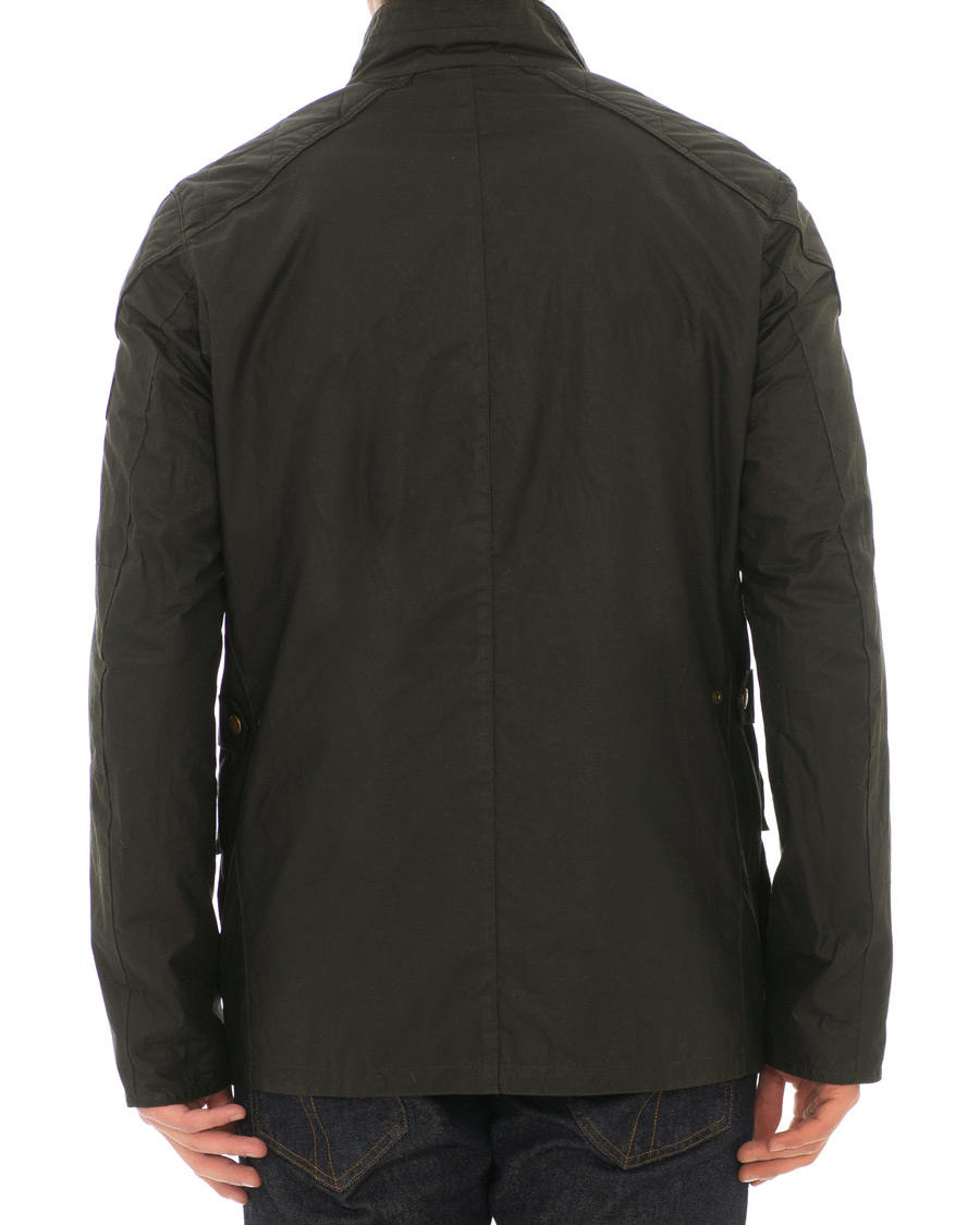 Herr | Jackor | Barbour International | Lightweight Lockseam Wax Jacket Sage