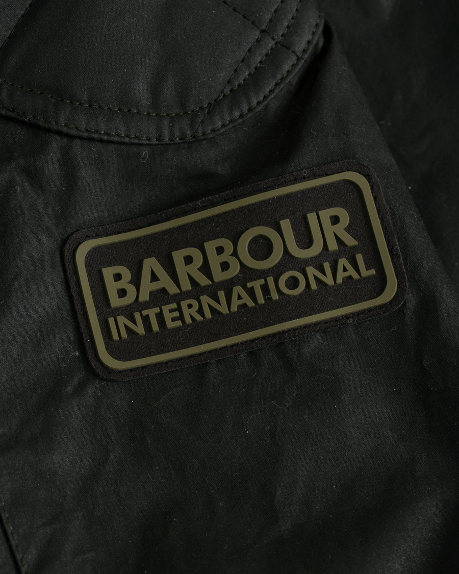 Herr | Jackor | Barbour International | Lightweight Lockseam Wax Jacket Sage