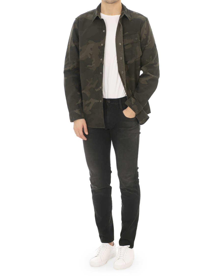 Herr | Skjortor | Barbour International | Camo Overshirt Dark Olve
