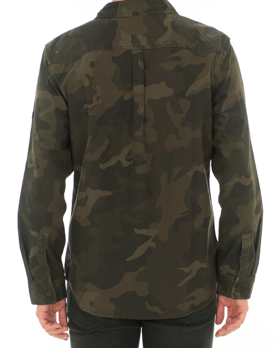 Herr | Skjortor | Barbour International | Camo Overshirt Dark Olve