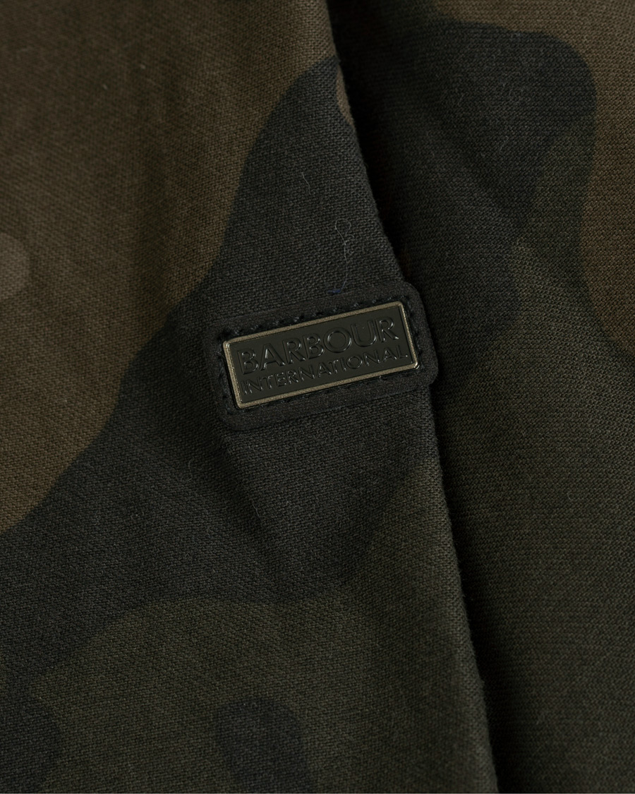 Herr | Skjortor | Barbour International | Camo Overshirt Dark Olve