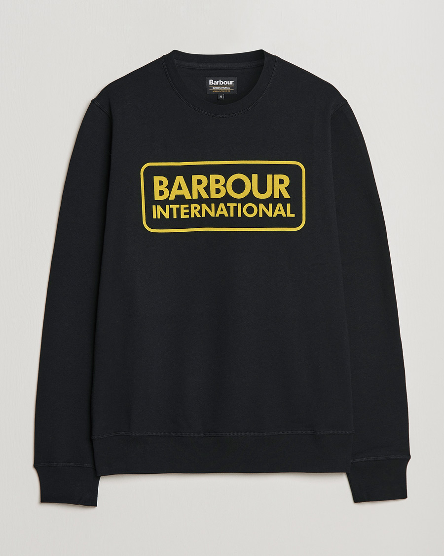 Herr | Tröjor | Barbour International | Large Logo Sweatshirt Black