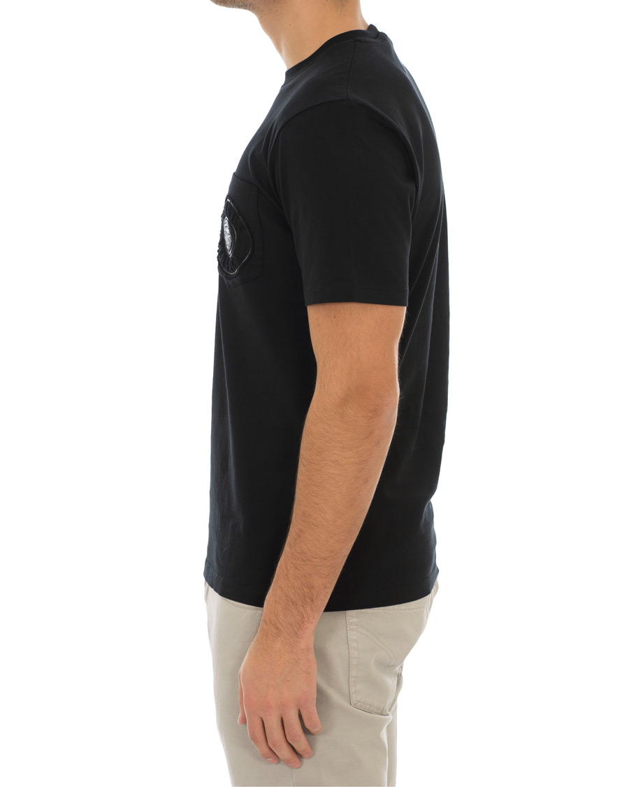 Herr | T-Shirts | Versus Versace | Pocket Logo Tee Black