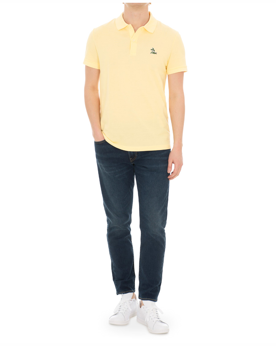 Herr | Pikéer | Lacoste | Palm Crocodile Poloshirt Regular Fit Yellow