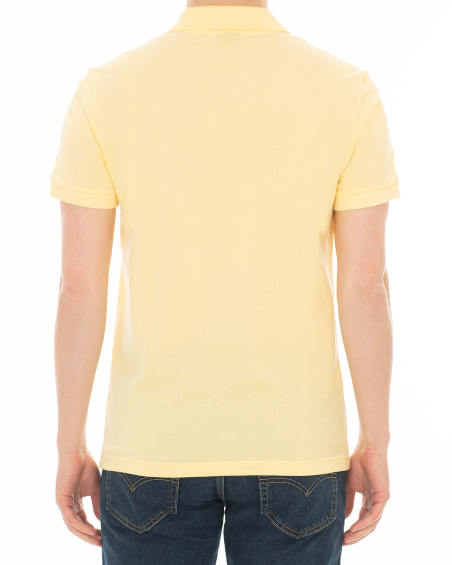 Herr | Pikéer | Lacoste | Palm Crocodile Poloshirt Regular Fit Yellow