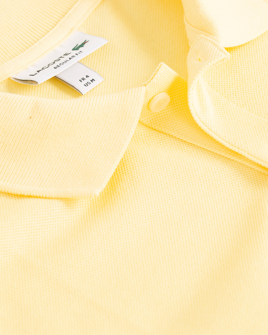 Herr | Pikéer | Lacoste | Palm Crocodile Poloshirt Regular Fit Yellow