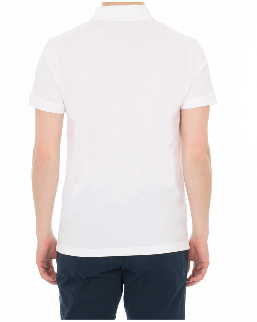 Herr | Pikéer | Lacoste | Palm Crocodile Poloshirt Regular Fit White