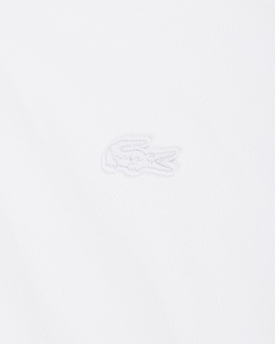 Herr | Pikéer | Lacoste | Regular Fit Tonal Crocodile Poloshirt White