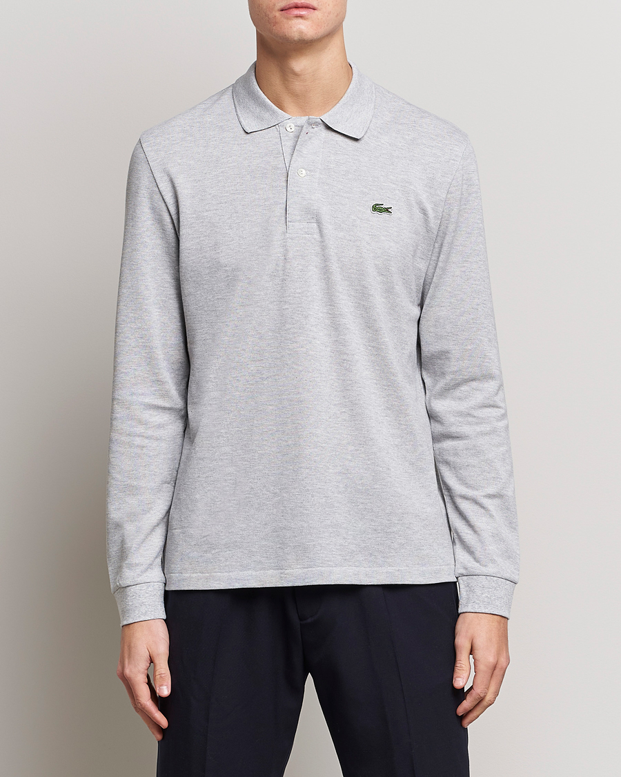 Herr | Pikéer | Lacoste | Long Sleeve Original Polo Grey