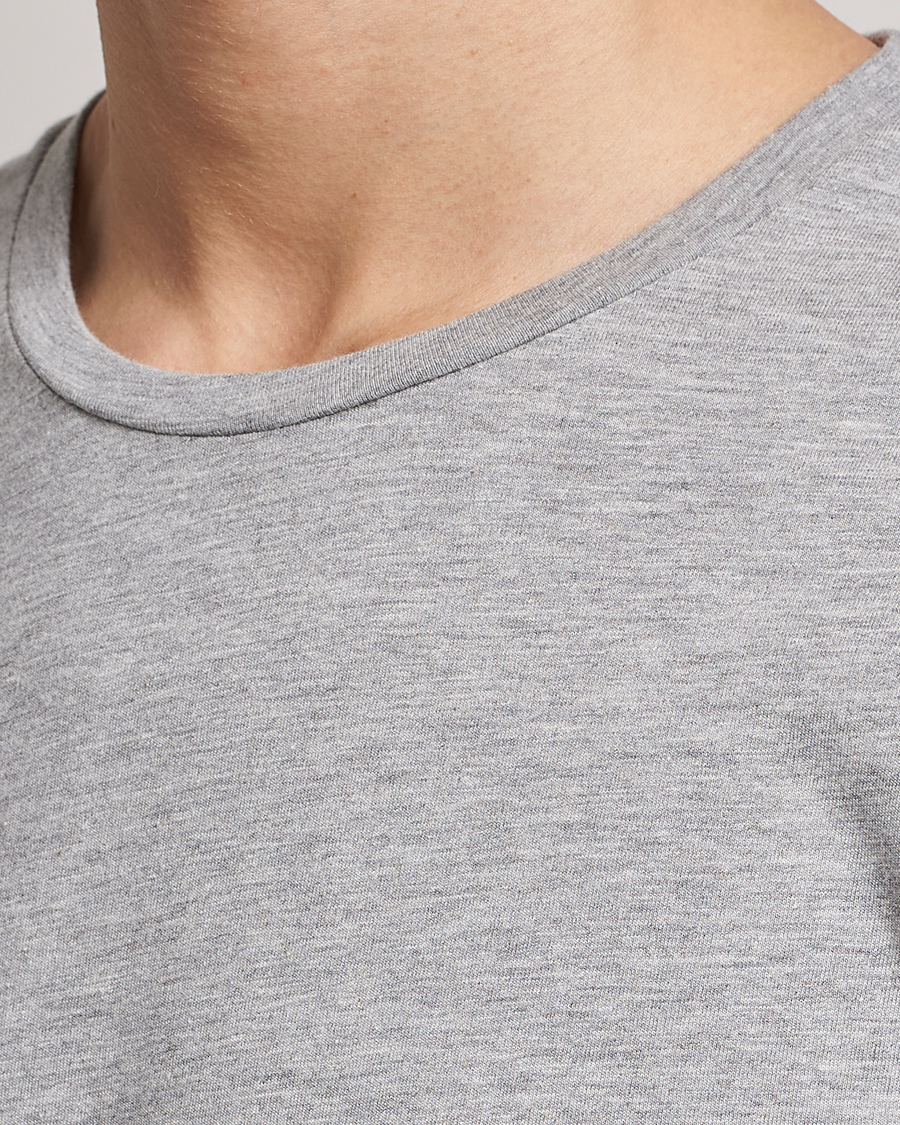 Herr | T-Shirts | Samsøe Samsøe | Kronos Crew Neck Tee Light Grey Melange