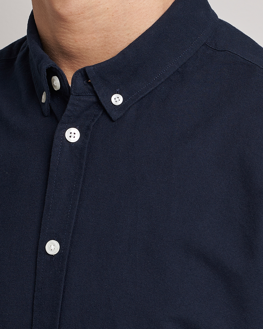 Herr | Skjortor | Samsøe Samsøe | Liam Button Down Shirt Dark Sapphire