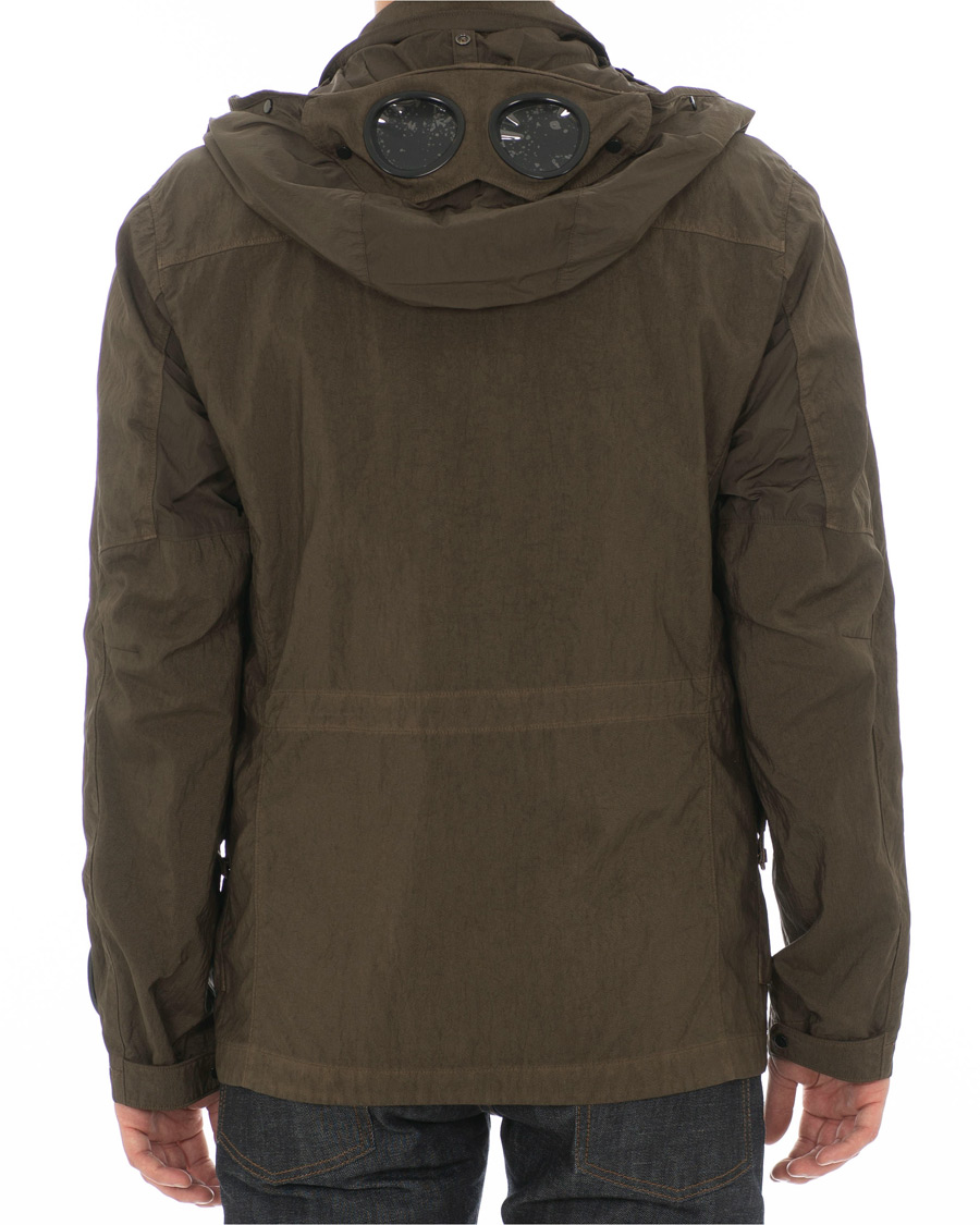 Herr | Jackor | C.P. Company | Garment Dyed Quartz Goggle Jacket Dark Green