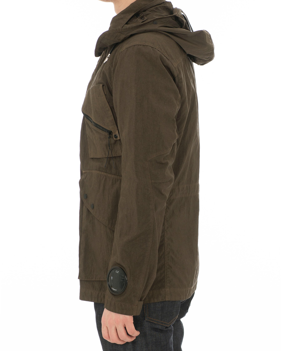 Herr | Jackor | C.P. Company | Garment Dyed Quartz Goggle Jacket Dark Green