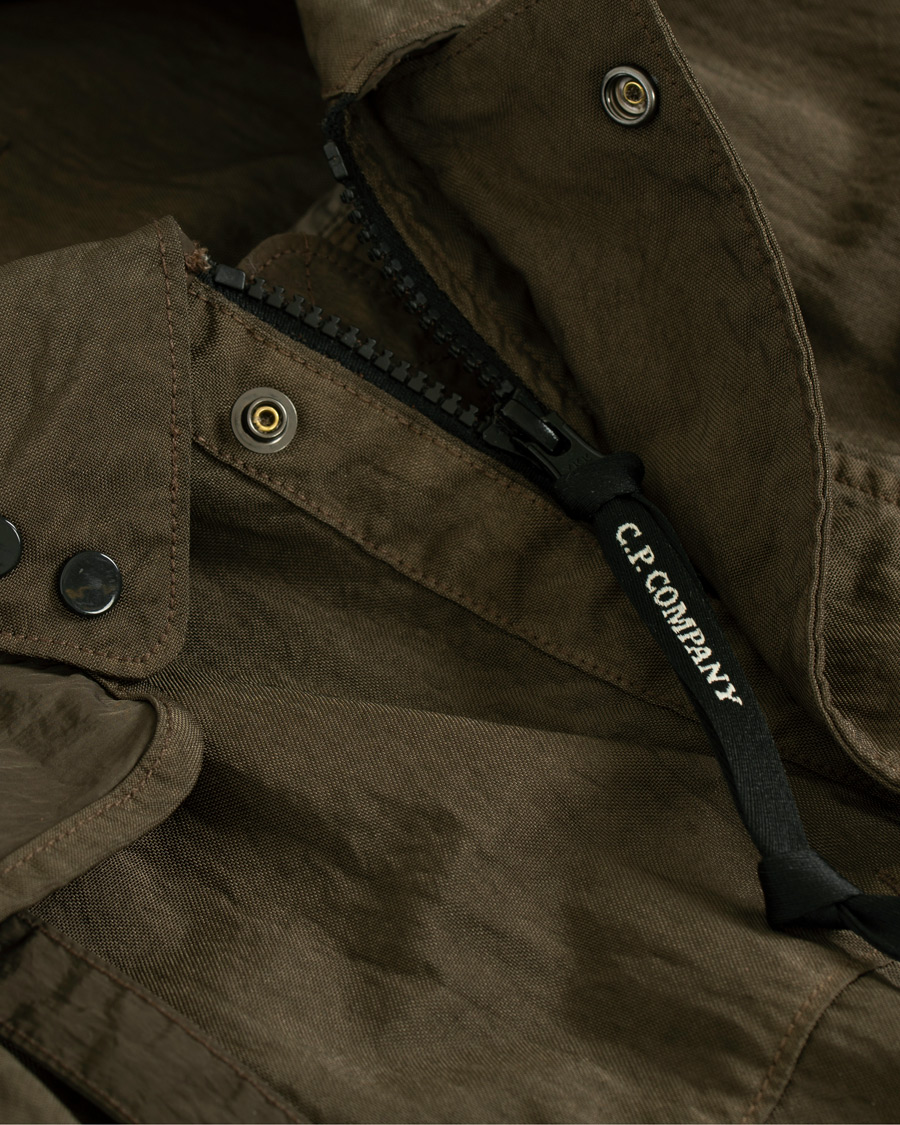 Herr | Jackor | C.P. Company | Garment Dyed Quartz Goggle Jacket Dark Green
