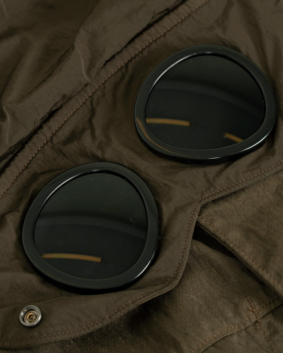 Herr | Jackor | C.P. Company | Garment Dyed Quartz Goggle Jacket Dark Green