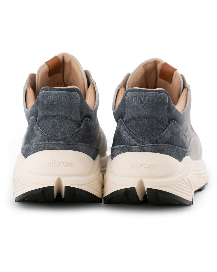 Herr | Buttero Vinci Vintage Running Suede Sneaker Bianco | Buttero | Vinci Vintage Running Suede Sneaker Bianco